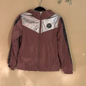 Madden girl windbreaker zip up hoodie